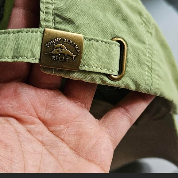 Tommy Bahama Green and Tan Cap with Logo Patch - Picture 5 of 9